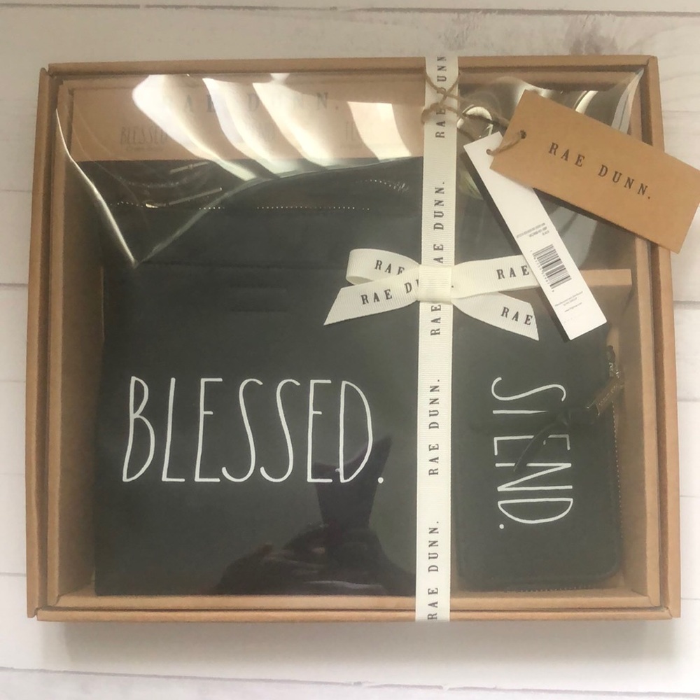 Rae Dunn handbag gift set, 3 pieces included